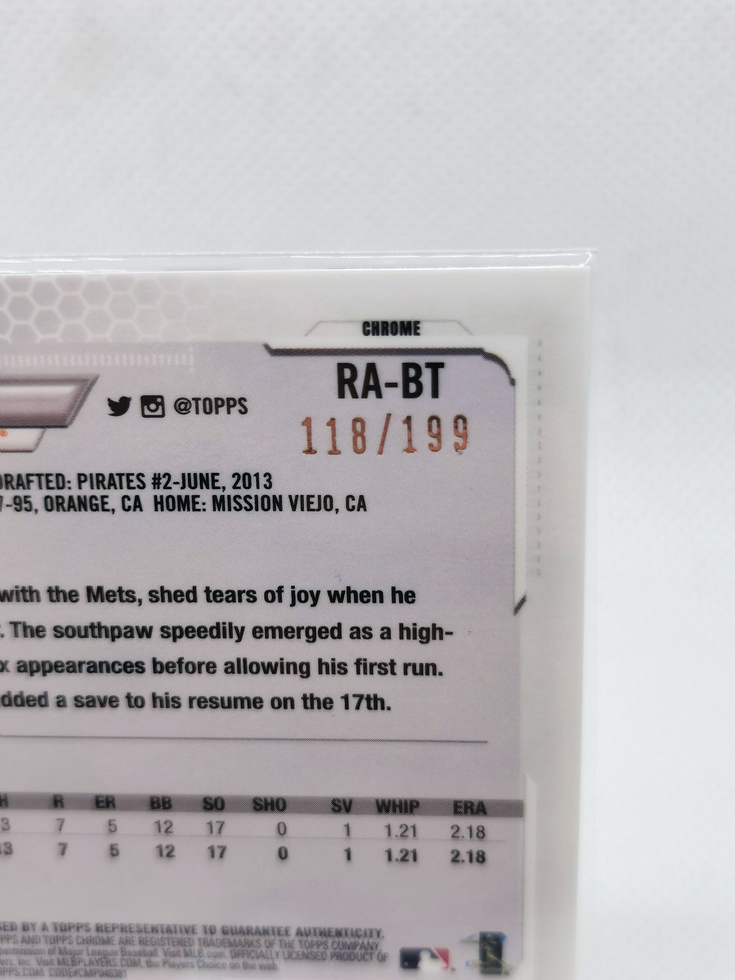 Blake Taylor RC Auto /199 - MLB Houston Astros