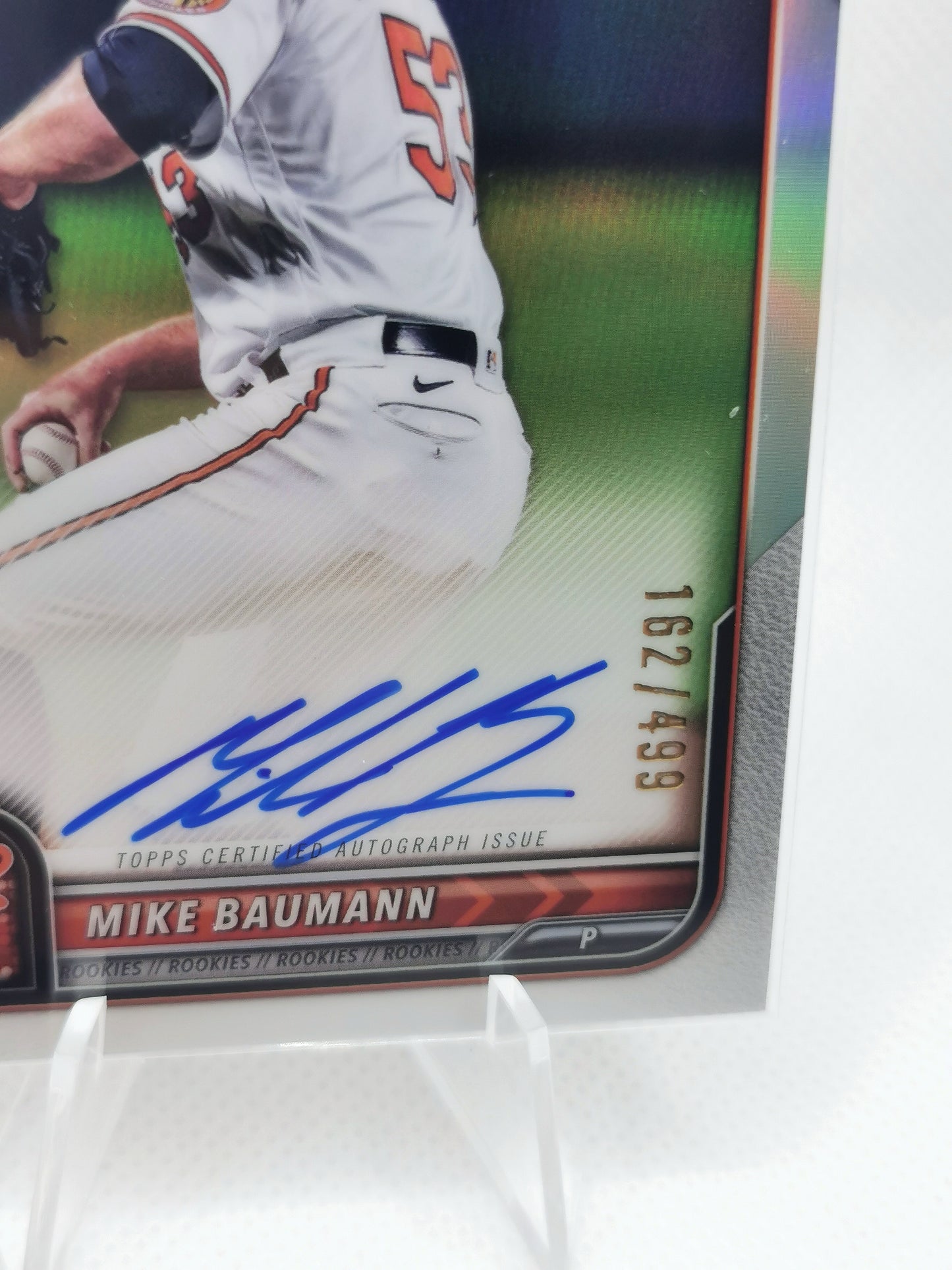 Mike Baumann RC Auto /499 - MLB Baltimore Orioles