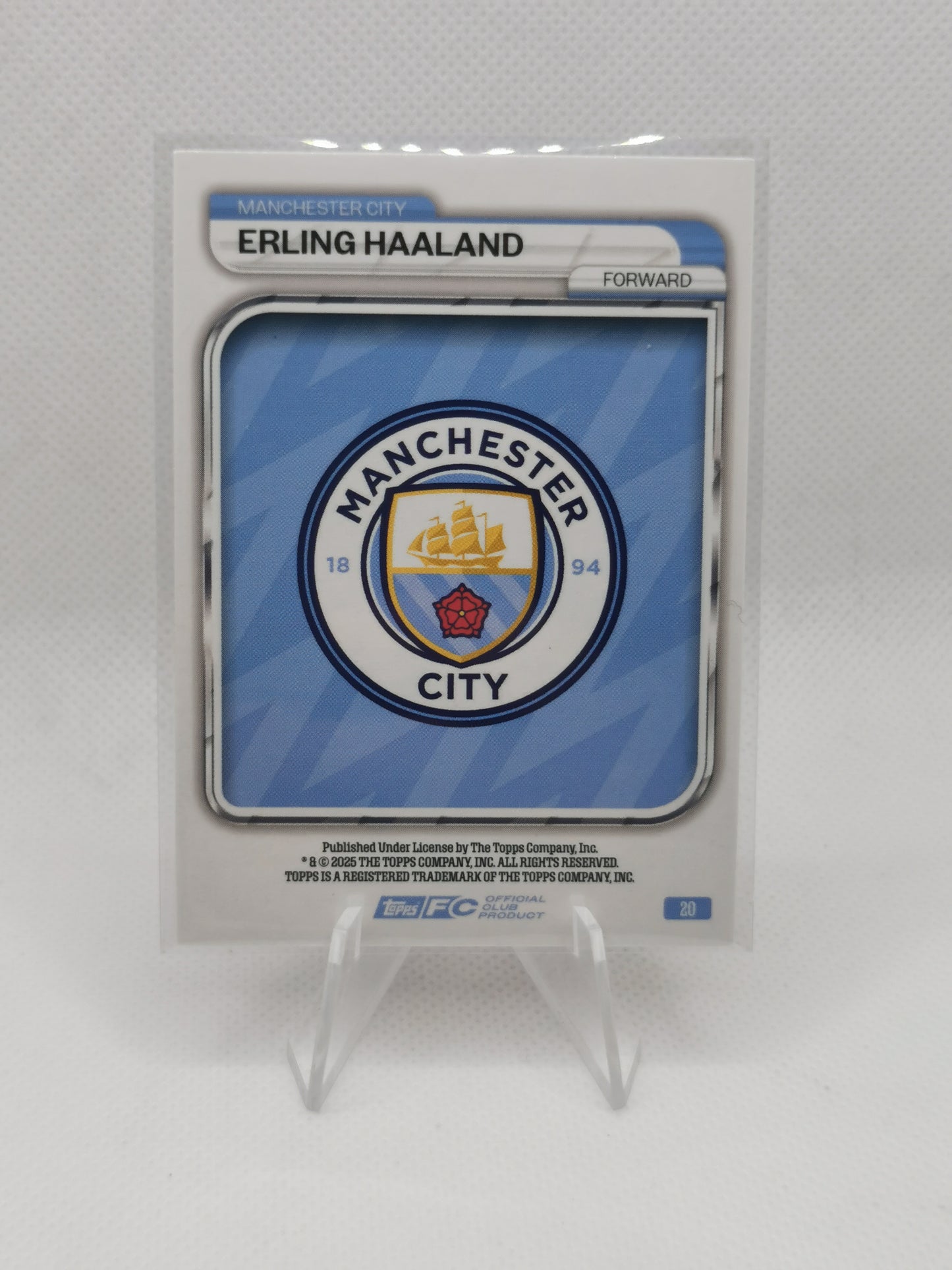 6x Manchester City Numbered - Topps Collectors Tin hits