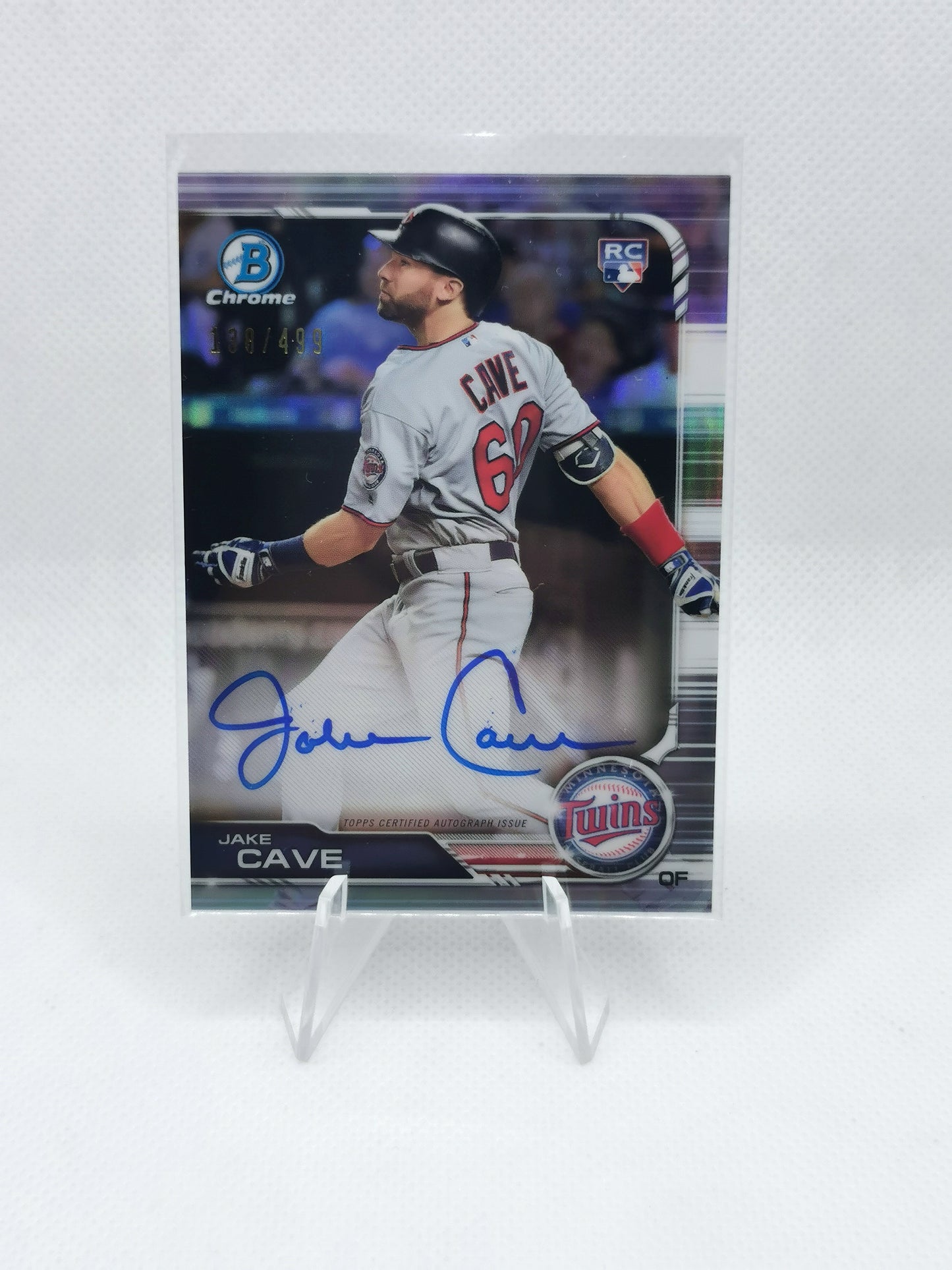 Jake Cave Auto /499 - MLB Minnesota Twins