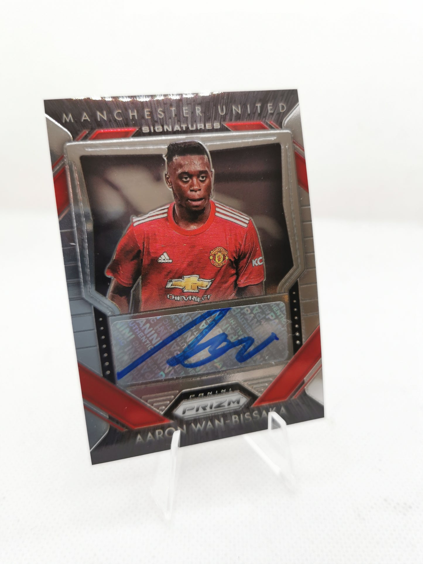 Aaron Wan-Bissaka Auto Manchester United 2020/21 Panini Prizm