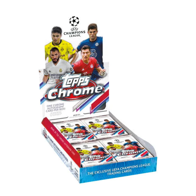 Topps Chrome Champions League 2020 Hobby Box - Guaranteed Auto