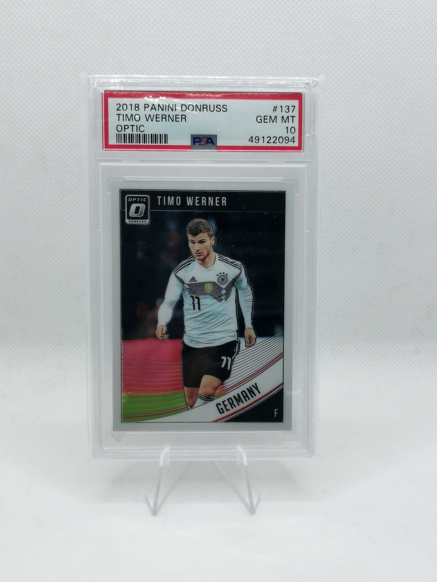 Timo Werner - Panini Donruss Optic - PSA 10