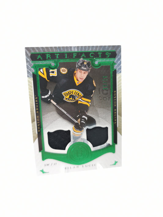 Milan Lucic #15/75 Boston Bruins Game Worn Patch
