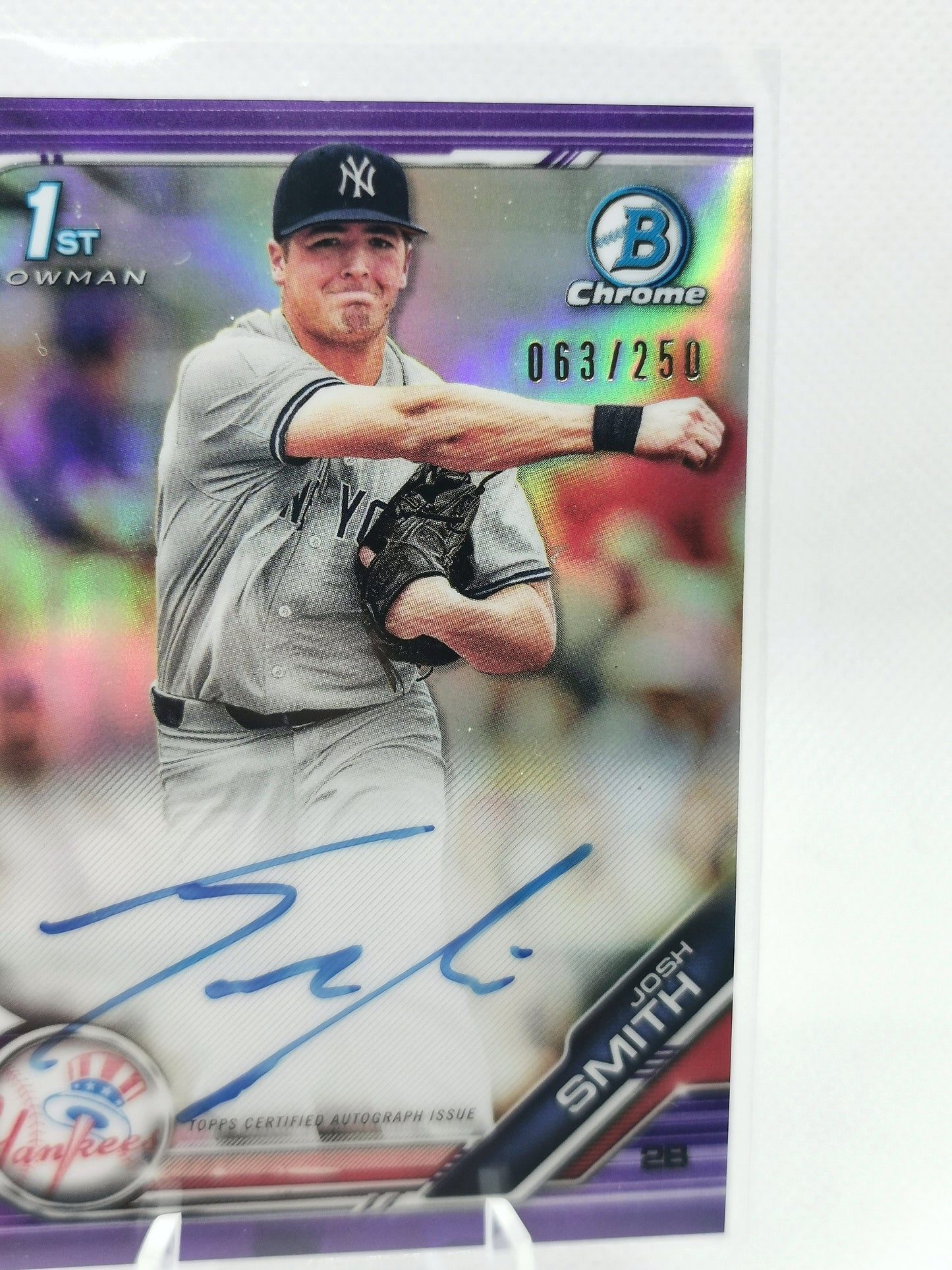 Josh Smith Auto /250 - MLB New York Yankees