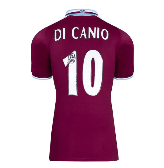 Paulo Di Canio Signed Retro West Ham Jersey