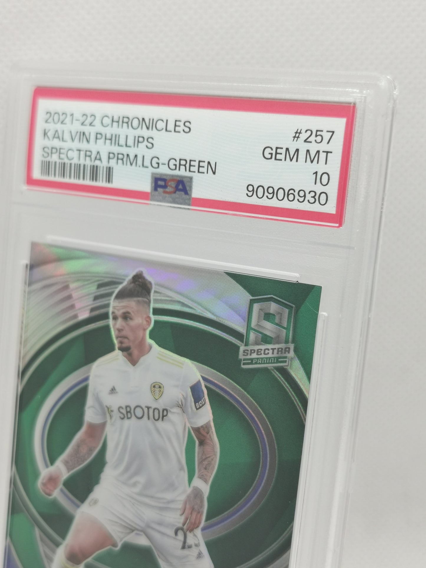 Kalvin Phillips Spectra Green 2/5 - PSA 10