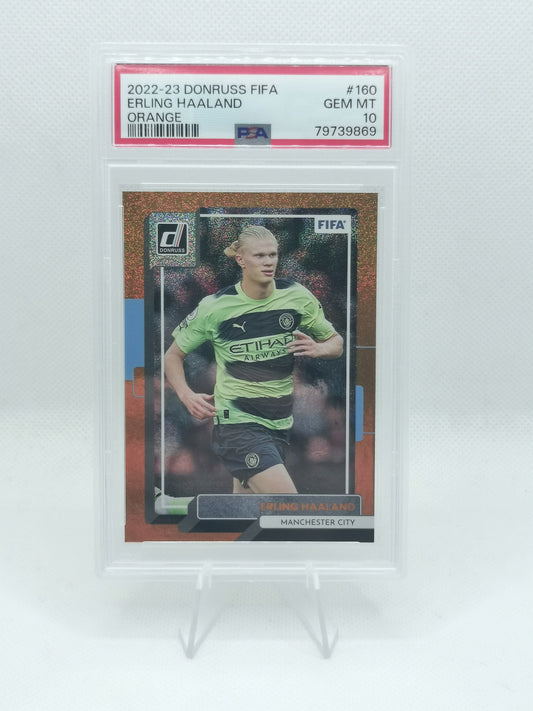 Erling Haaland - PSA 10 - Panini Donruss Orange Parallel - Manchester City