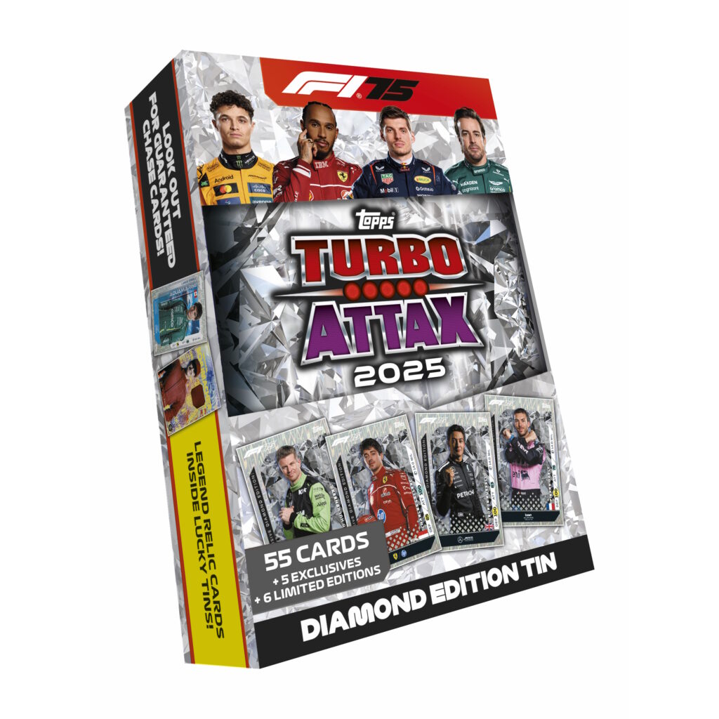 Topps Turbo Attax 2025 Diamond Edition Mega Tin - Formula 1
