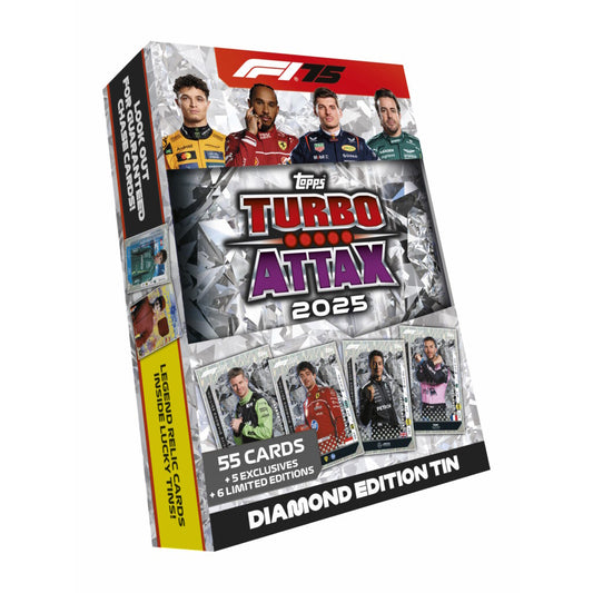Topps Turbo Attax 2025 Diamond Edition Mega Tin - Formula 1