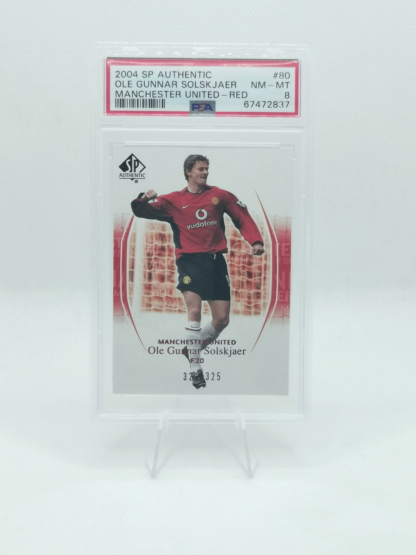 Ole Gunnar Solskjaer - PSA 8 - 2004 SP Authentic 321/325 (none graded higher)