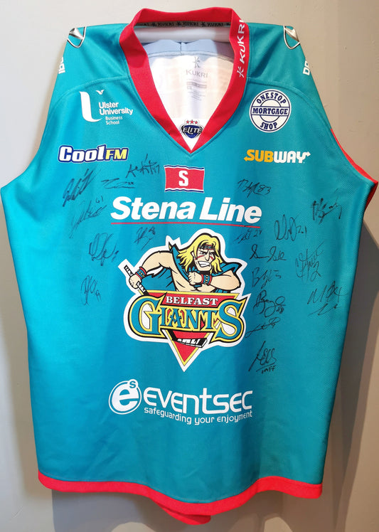 Belfast Giants 2017/18 Squad Signed Replica Jersey