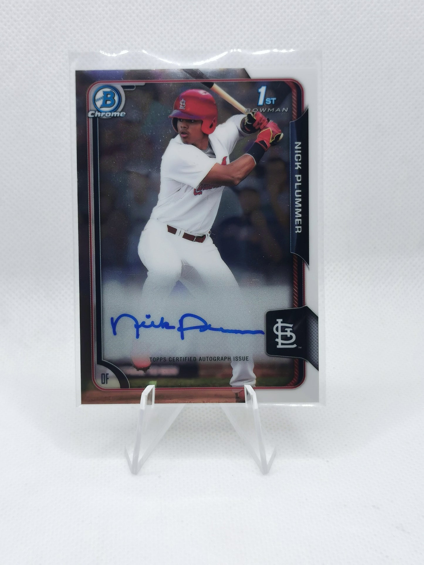 Nick Plummer Auto - MLB St. Louis Cardinals