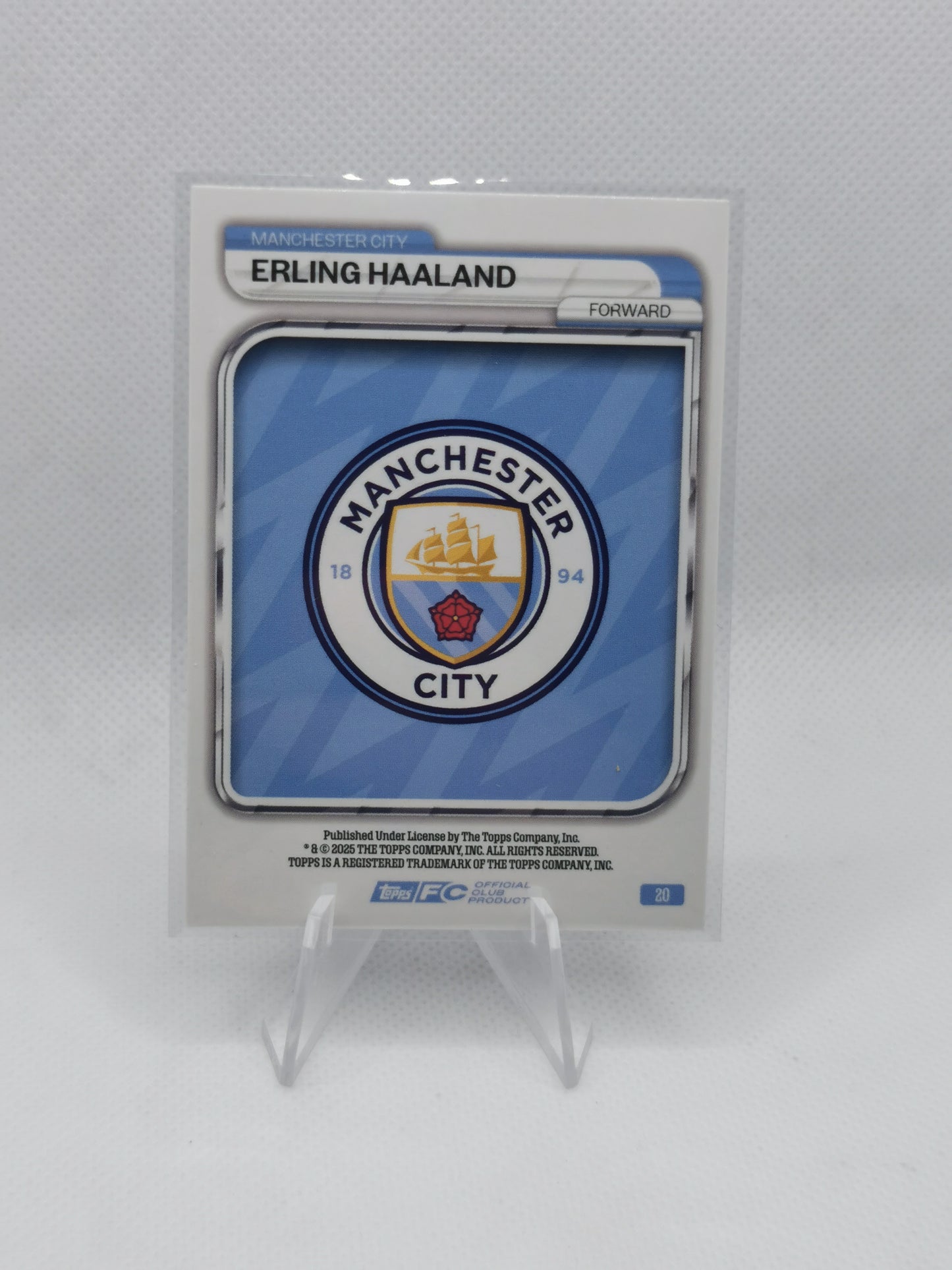 6x Manchester City Numbered - Topps Collectors Tin hits