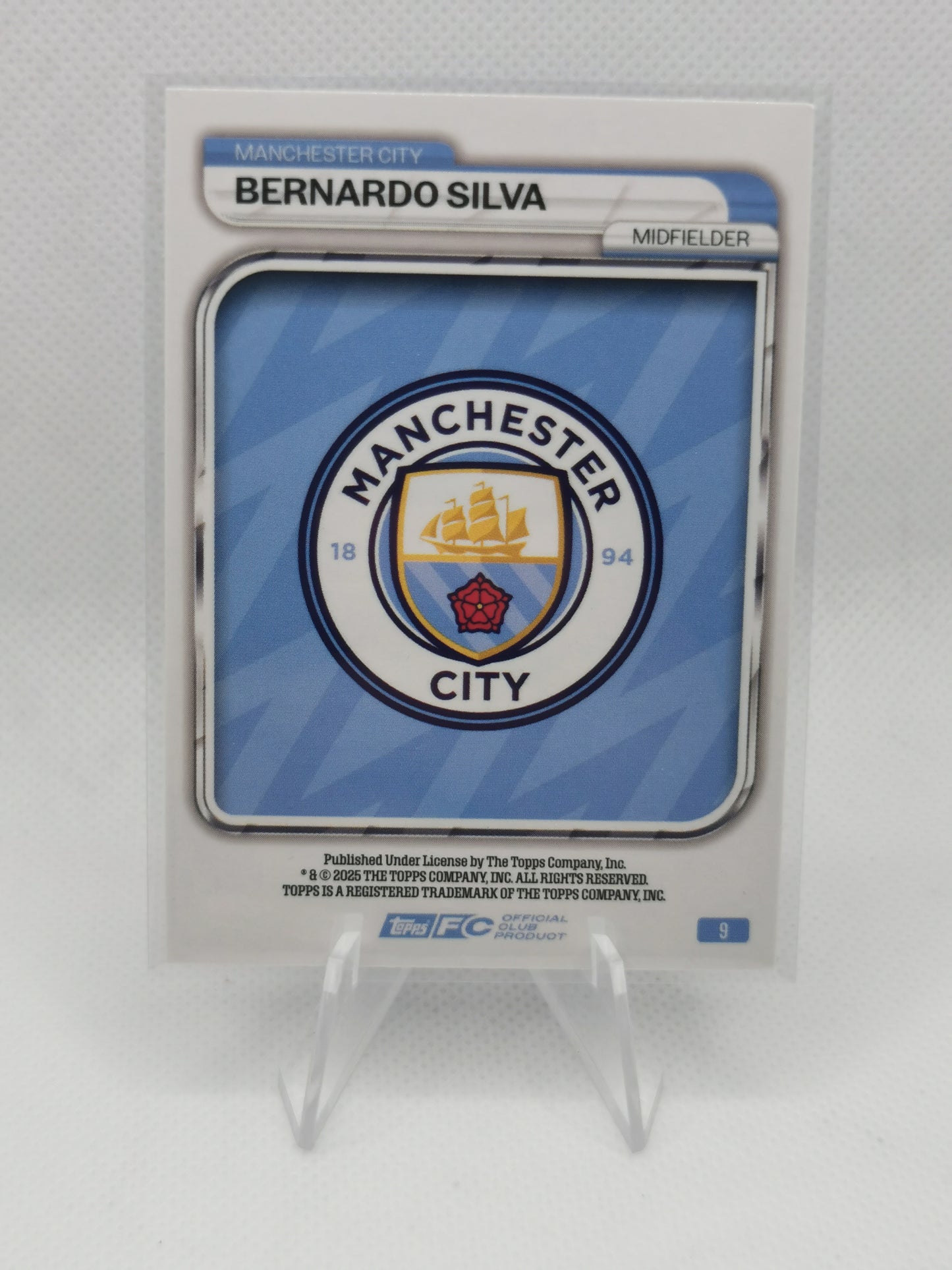 6x Manchester City Numbered - Topps Collectors Tin hits