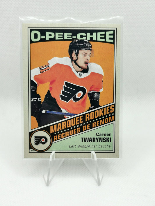 Carson Twarynski Marquee Rookie Card - Philadelphia Flyers