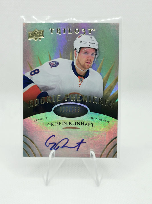 Griffin Reinhart Auto Rookie Card #58/399 - NY Islanders