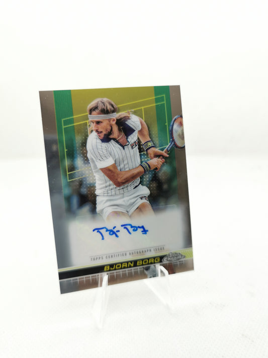 Bjorn Borg Auto Topps Chrome Tennis 2024