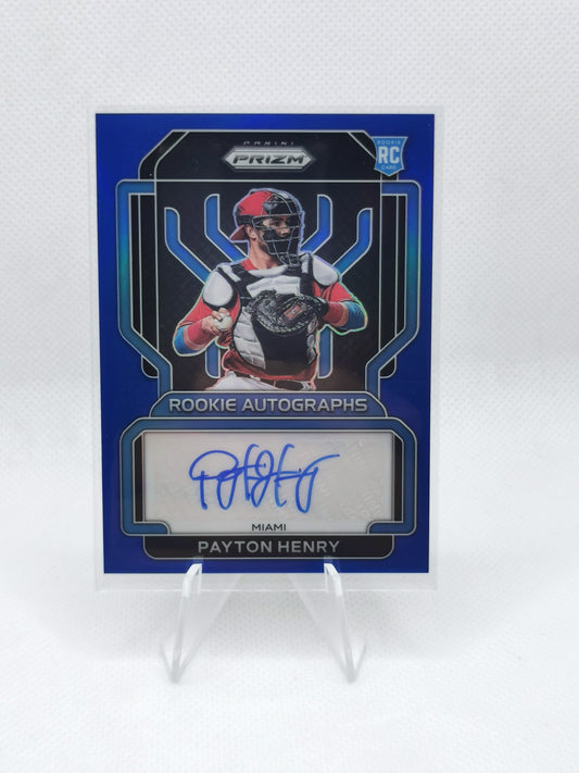 Payton Henry RC Auto /149 - MLB Miami Marlins