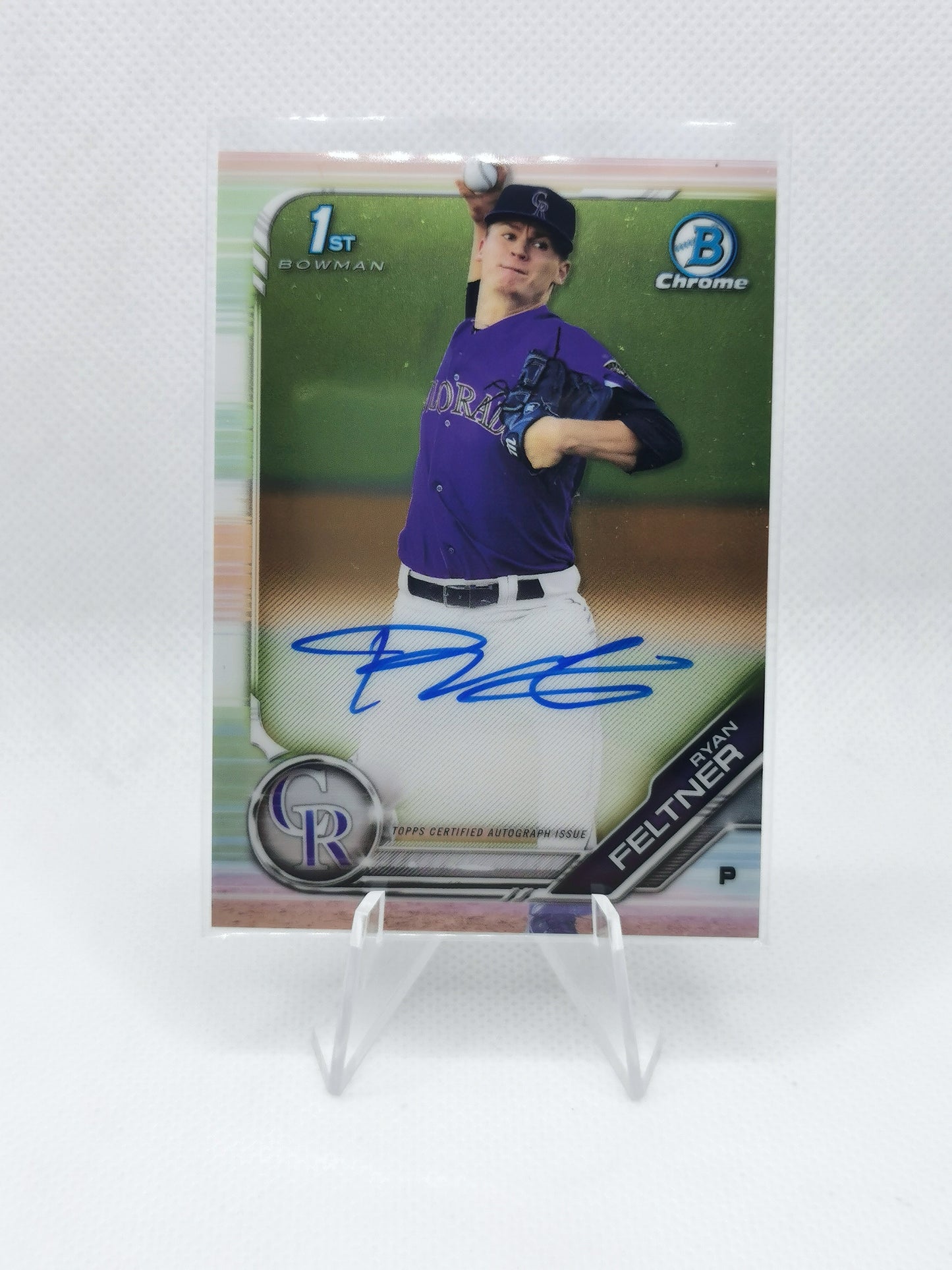 Ryan Feltner Auto - MLB Colorado Rockies