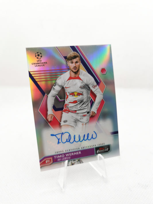 Timo Werner Auto Topps Finest UCL 2022/23 RB Leipzig
