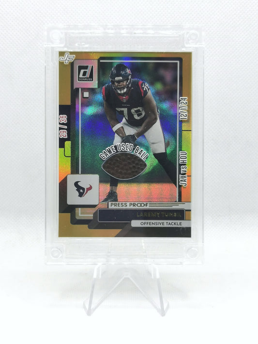 NFL Game Used Ball Card 29/36 - Jaxonvile v Houston