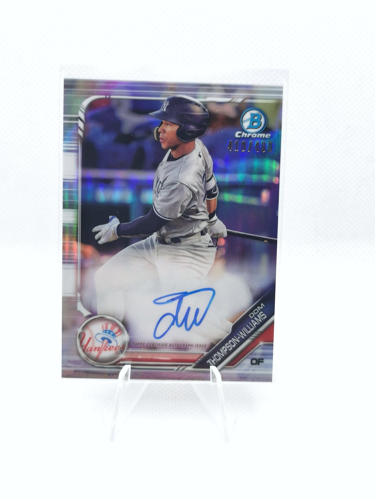 Dom Thompson-Williams Auto /499 - MLB New York Yankees
