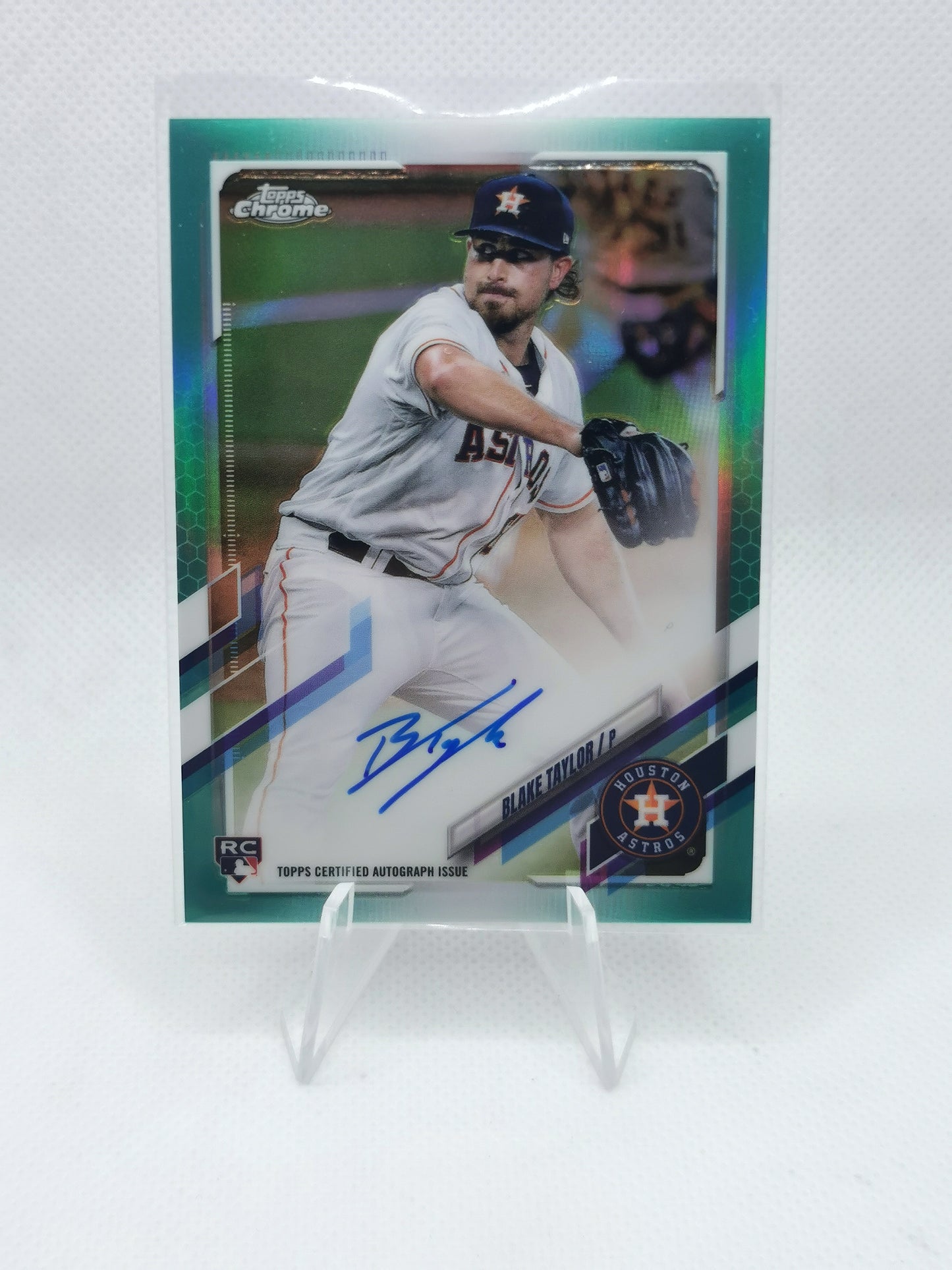 Blake Taylor RC Auto /199 - MLB Houston Astros