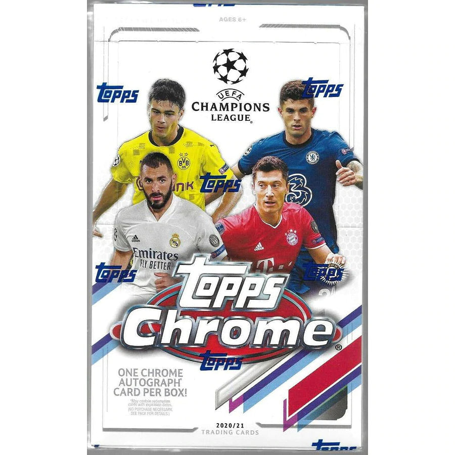 Topps Chrome Champions League 2020 Hobby Box - Guaranteed Auto