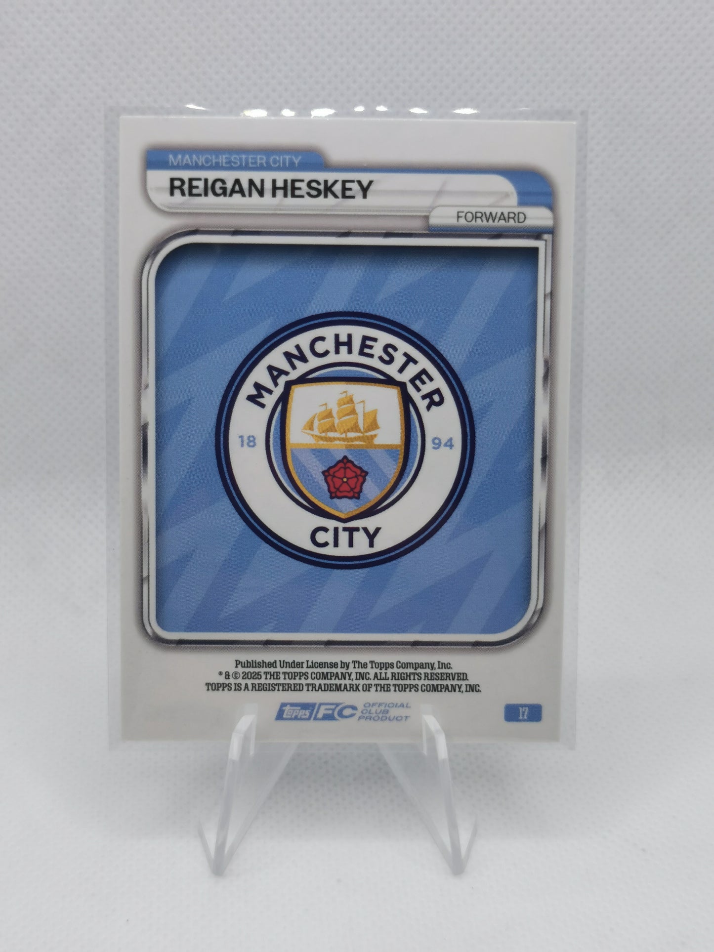 6x Manchester City Numbered - Topps Collectors Tin hits