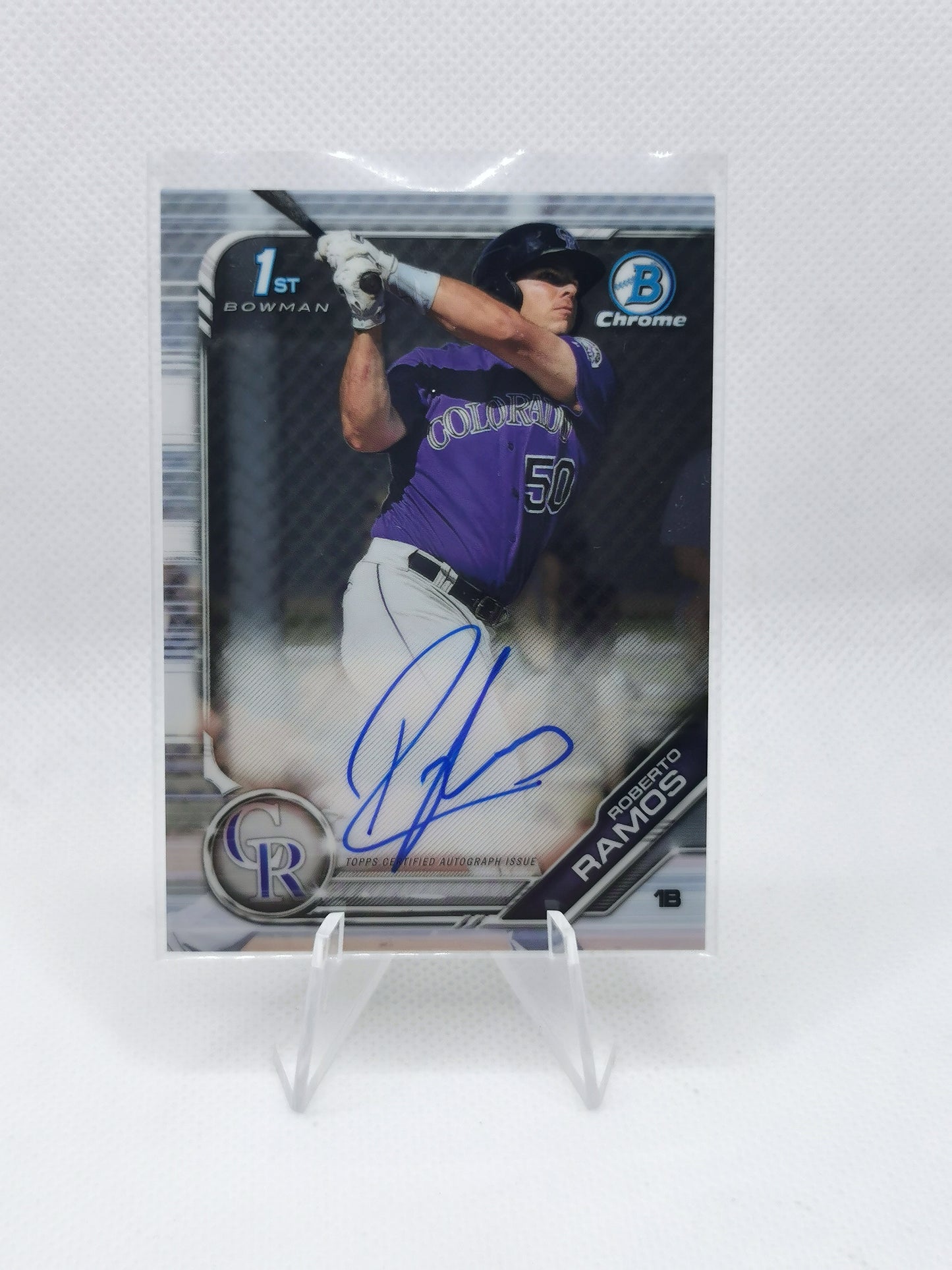 Roberto Ramos Auto - MLB Colorado Rockies