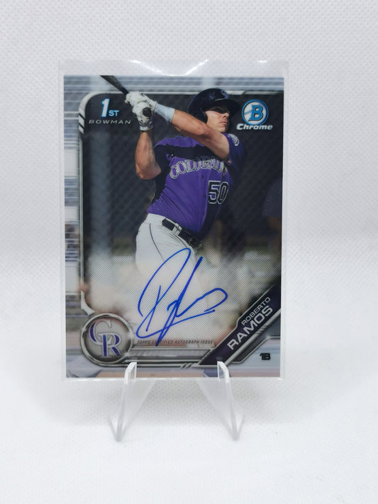 Roberto Ramos Auto - MLB Colorado Rockies