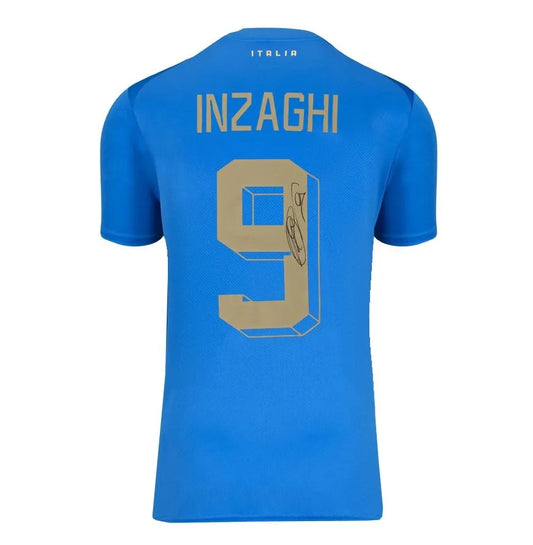 Fillipo Inzaghi Signed Italy Jersey