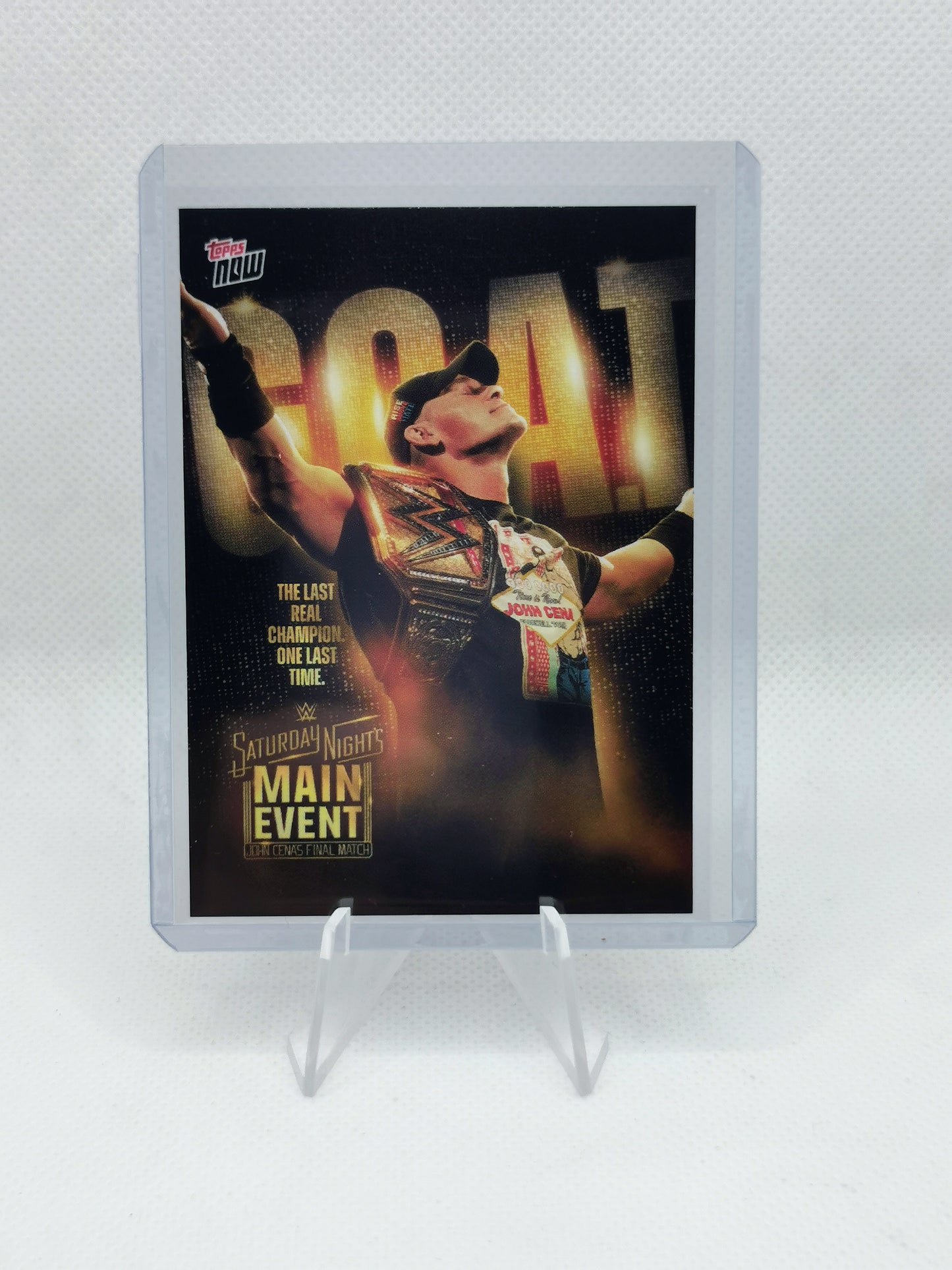 John Cena - Topps NOW G.O.A.T - Final Match Card