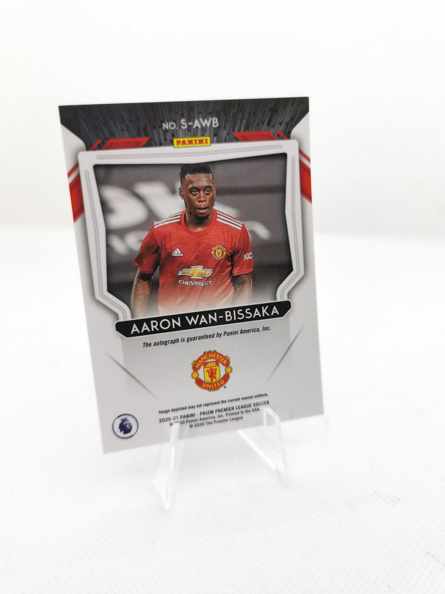 Aaron Wan-Bissaka Auto Manchester United 2020/21 Panini Prizm