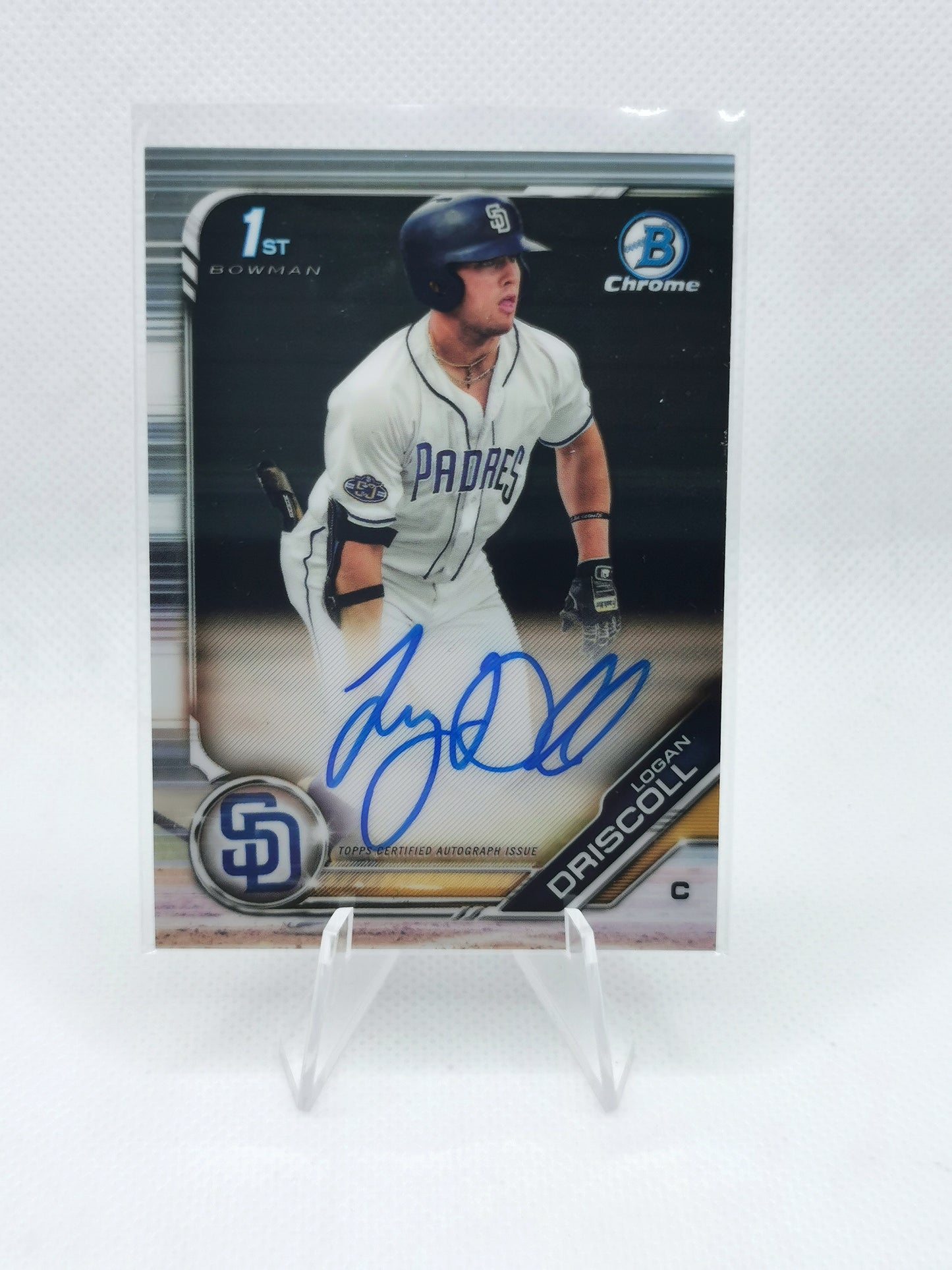 Logan Driscoll Auto - MLB San Diego Padres